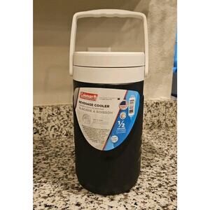 Coleman 1/2 Gallon Beverage Cooler Insulated Handle & Spout Black